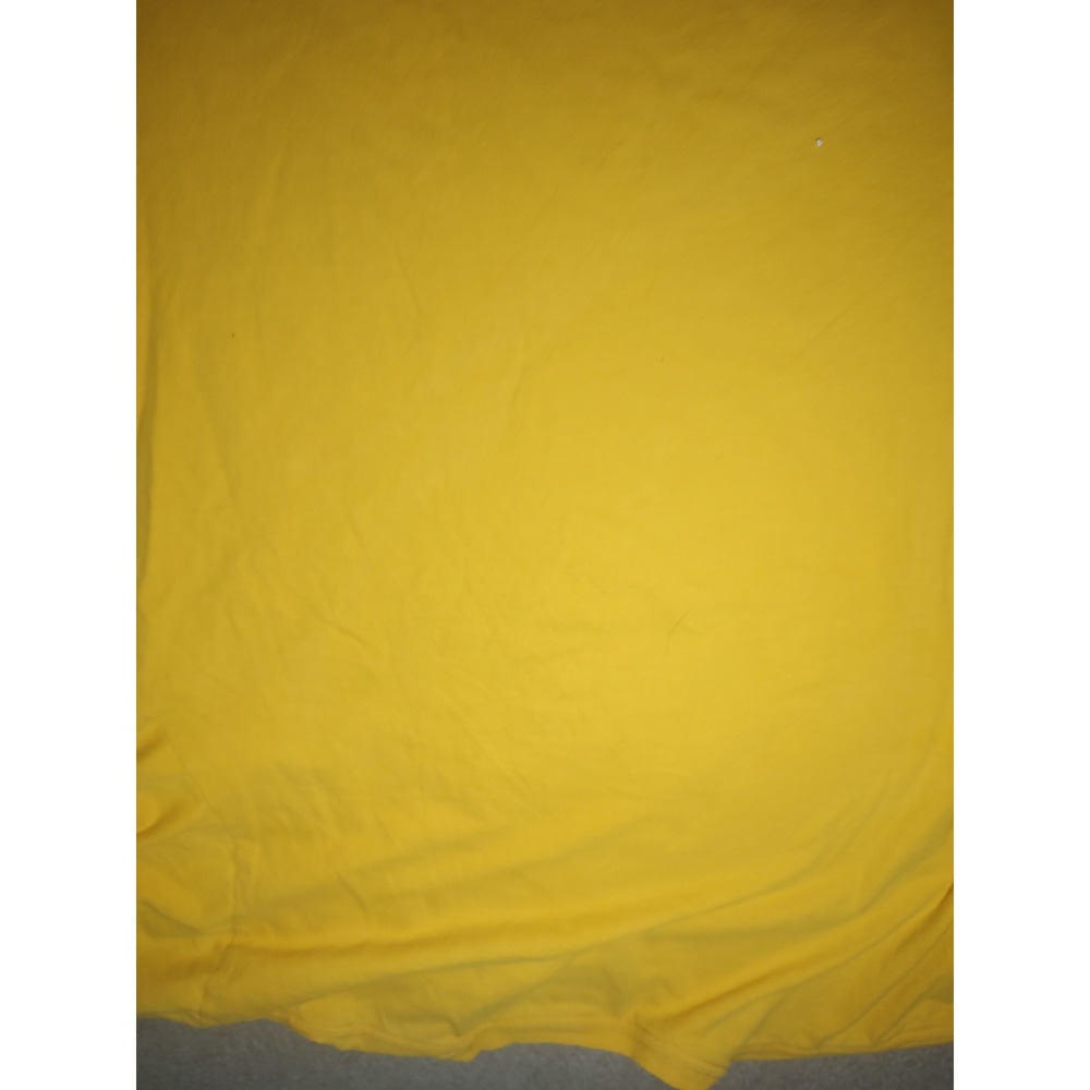 Adidas Mens The Go-To Tee Yellow Graphic Logo Short Sleeve Cotton T-Shirt XL